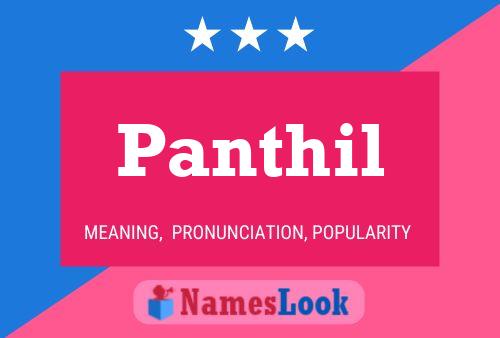 Panthil பெயர் போஸ்டர்