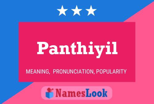 Panthiyil பெயர் போஸ்டர்