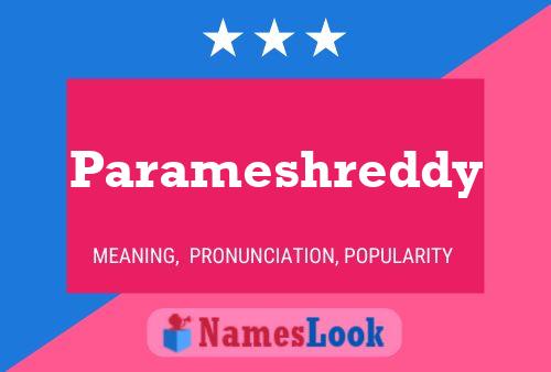 Parameshreddy பெயர் போஸ்டர்