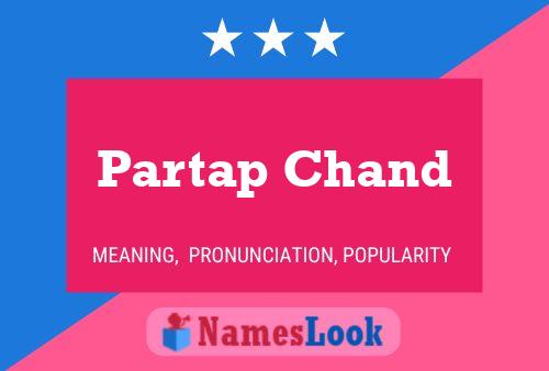 Partap Chand பெயர் போஸ்டர்