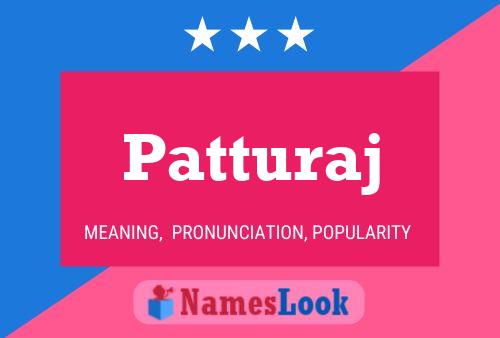 Patturaj பெயர் போஸ்டர்