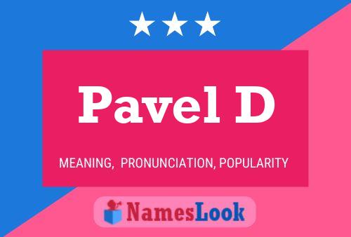 Pavel D பெயர் போஸ்டர்