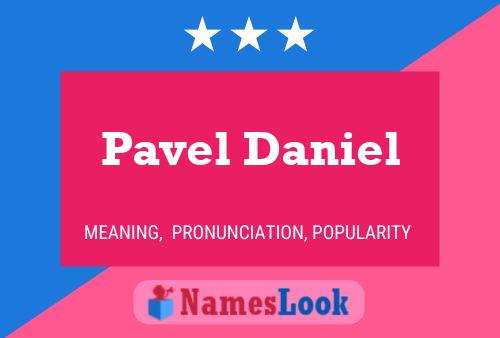 Pavel Daniel பெயர் போஸ்டர்