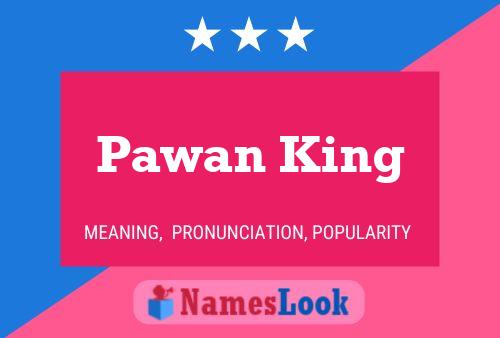 Pawan King பெயர் போஸ்டர்