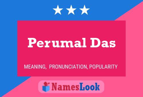 Perumal Das பெயர் போஸ்டர்