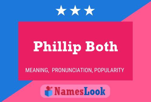 Phillip Both பெயர் போஸ்டர்