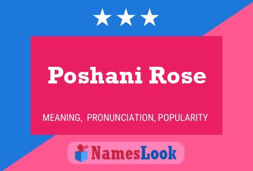 Poshani Rose பெயர் போஸ்டர்