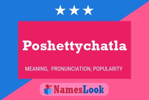 Poshettychatla பெயர் போஸ்டர்