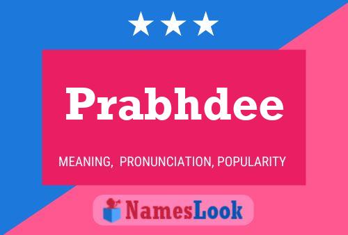 Prabhdee பெயர் போஸ்டர்