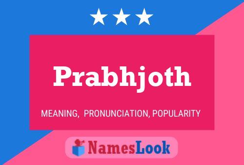 Prabhjoth பெயர் போஸ்டர்