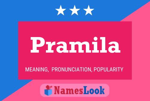 Pramila பெயர் போஸ்டர்