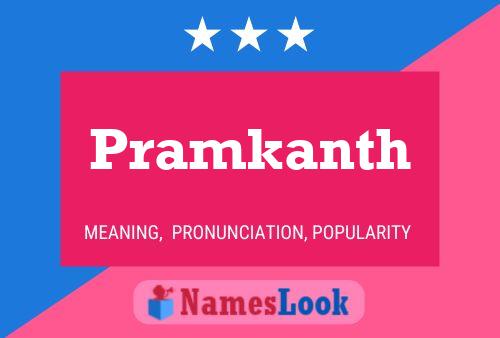 Pramkanth பெயர் போஸ்டர்