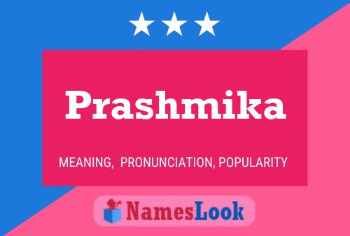 Prashmika பெயர் போஸ்டர்