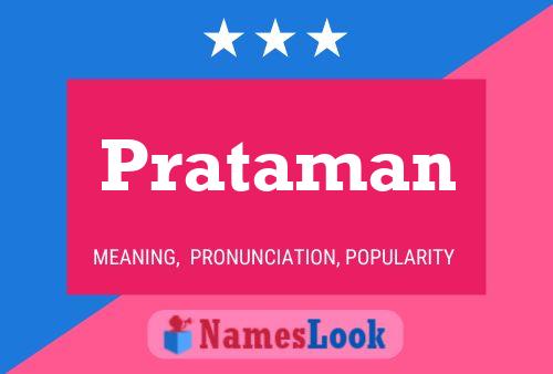 Prataman பெயர் போஸ்டர்