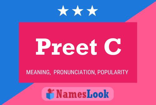 Preet C பெயர் போஸ்டர்