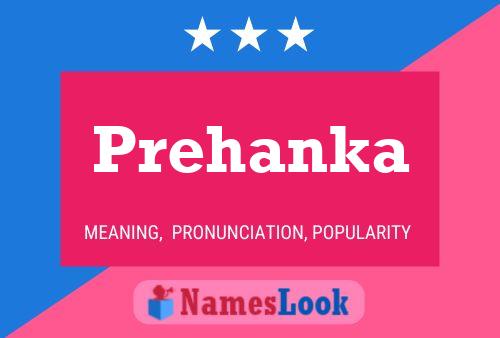 Prehanka பெயர் போஸ்டர்