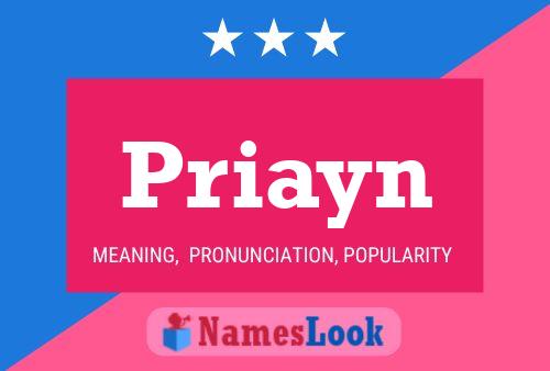 Priayn பெயர் போஸ்டர்