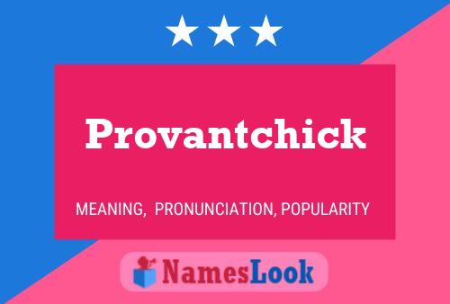 Provantchick பெயர் போஸ்டர்