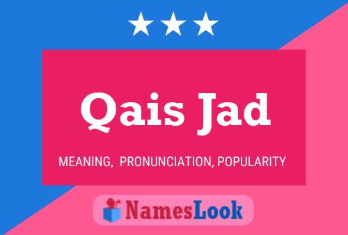 Qais Jad பெயர் போஸ்டர்