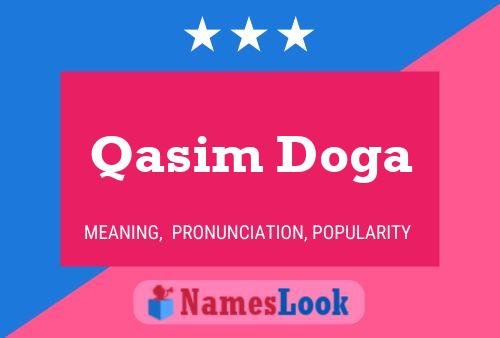 Qasim Doga பெயர் போஸ்டர்