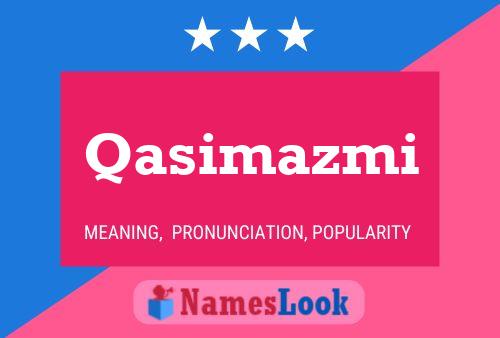 Qasimazmi பெயர் போஸ்டர்