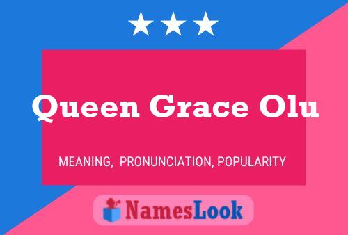 Queen Grace Olu பெயர் போஸ்டர்