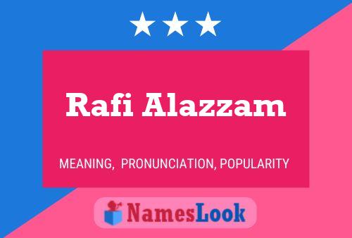 Rafi Alazzam பெயர் போஸ்டர்