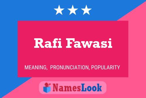 Rafi Fawasi பெயர் போஸ்டர்