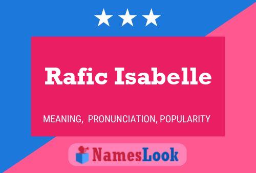 Rafic Isabelle பெயர் போஸ்டர்