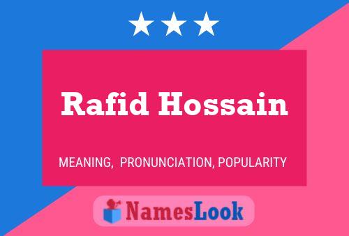 Rafid Hossain பெயர் போஸ்டர்