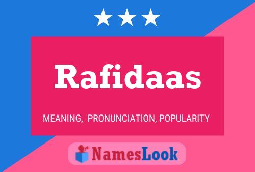 Rafidaas பெயர் போஸ்டர்