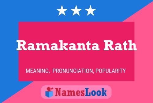 Ramakanta Rath பெயர் போஸ்டர்