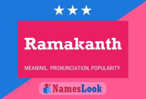 Ramakanth பெயர் போஸ்டர்