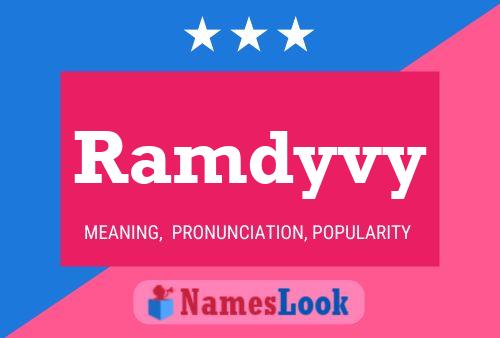 Ramdyvy பெயர் போஸ்டர்