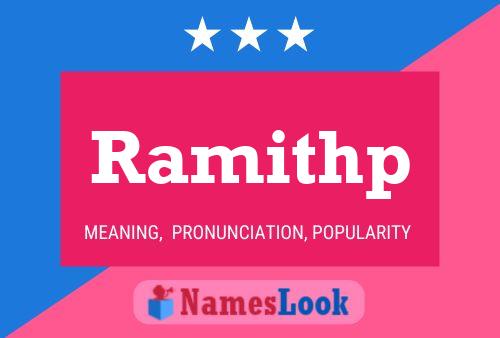 Ramithp பெயர் போஸ்டர்