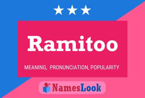 Ramitoo பெயர் போஸ்டர்