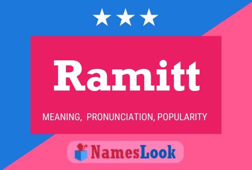 Ramitt பெயர் போஸ்டர்