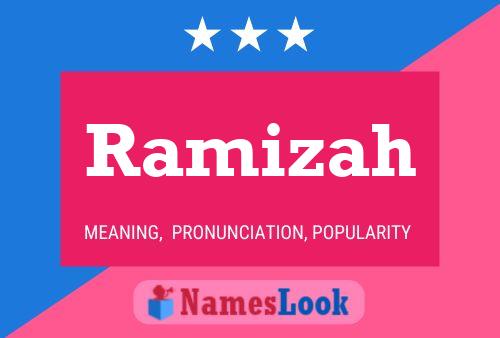 Ramizah பெயர் போஸ்டர்