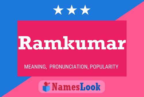 Ramkumar பெயர் போஸ்டர்