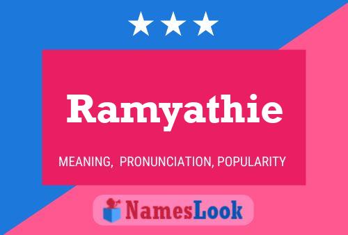 Ramyathie பெயர் போஸ்டர்