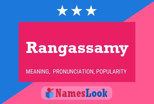 Rangassamy பெயர் போஸ்டர்