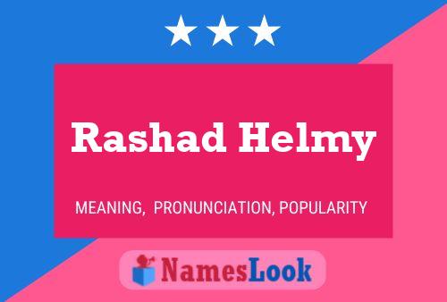 Rashad Helmy பெயர் போஸ்டர்