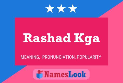 Rashad Kga பெயர் போஸ்டர்