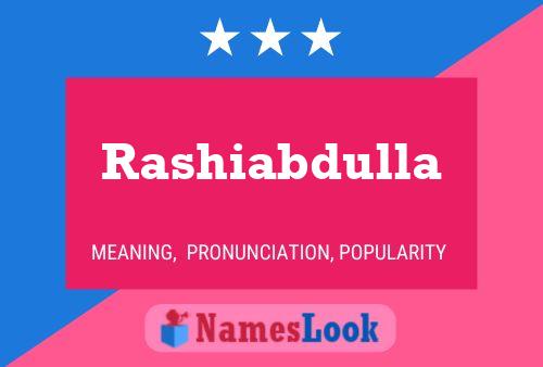 Rashiabdulla பெயர் போஸ்டர்