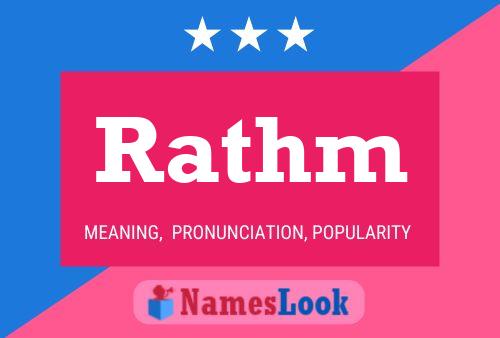 Rathm பெயர் போஸ்டர்