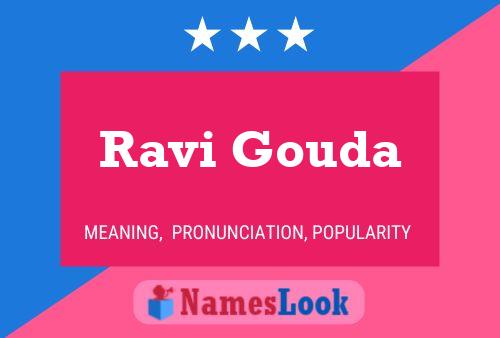 Ravi Gouda பெயர் போஸ்டர்