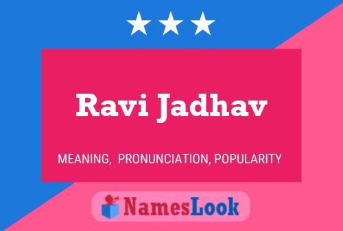 Ravi Jadhav பெயர் போஸ்டர்