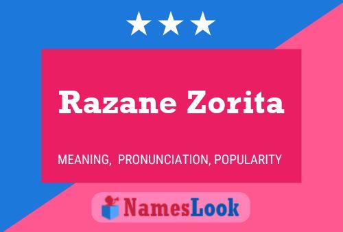 Razane Zorita பெயர் போஸ்டர்