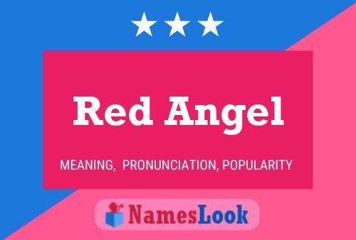 Red Angel பெயர் போஸ்டர்