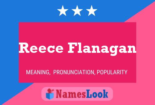 Reece Flanagan பெயர் போஸ்டர்